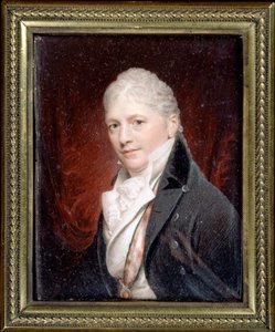 Miniatuurportret van Sir Peter Francis Bourgeois (naar Beechey) door Charles Hayter